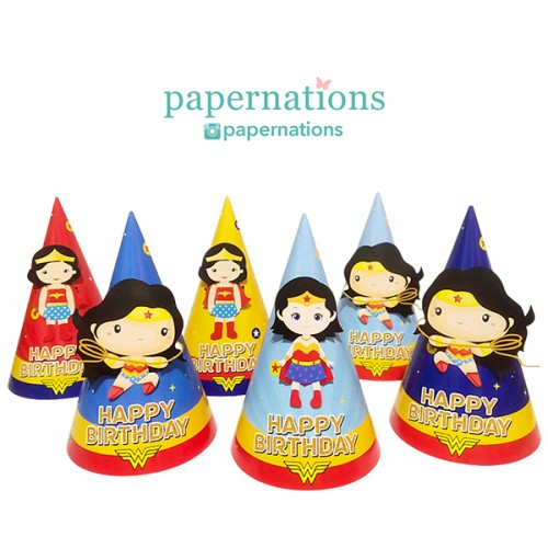 Wonder Woman Cone Hats